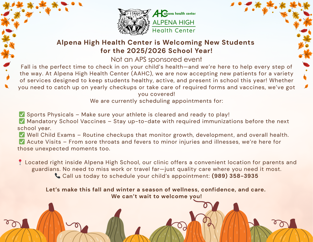  Alpena High School Health Clinic