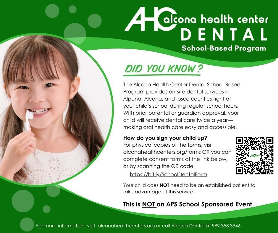 Alcona Health Center School Based Dental Services