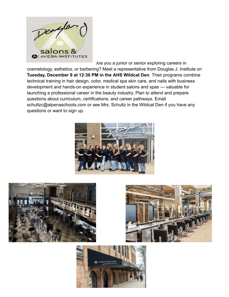 Douglas J Institute  Admissions Visit