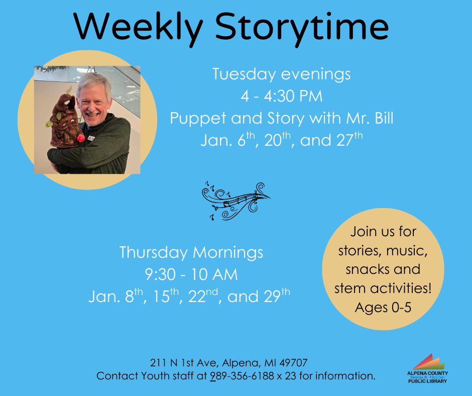 Library Tuesday Story Times