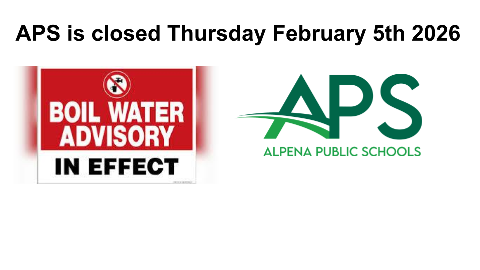 APS is closed Thursday 2/5/26 due to boil water advisory effecting four APS buildings