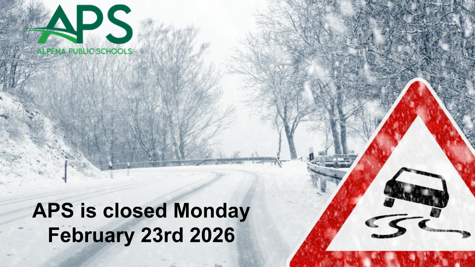 APS is closed Monday 2/23/26 due to icy backroads along with heavy drifted snow across our service area.