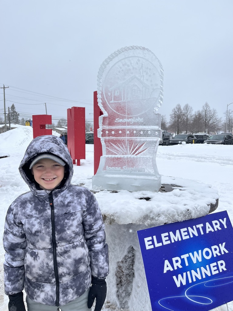 Congratulations to Jonas Supiran, Elementary Artwork Winner at Icefest 2026!