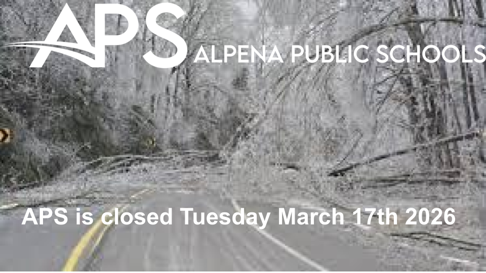 APS will be closed Wednesday 3/17/26 due the Ice Storm