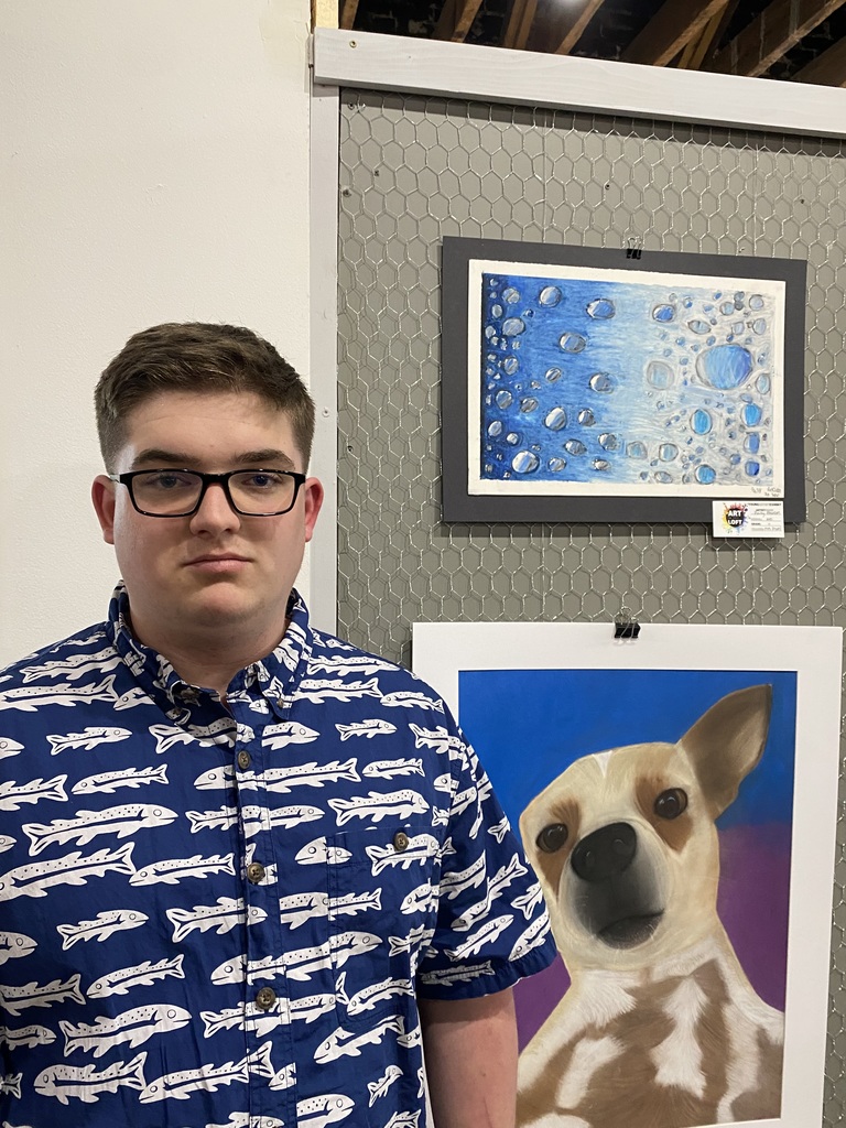 Congratulations, AHS featured artists - their work is shining at Art in the Loft! The annual Young Artist Exhibit opened on April 14th. 40 artists from AHS are featured, along with the works from a variety of schools from the region.