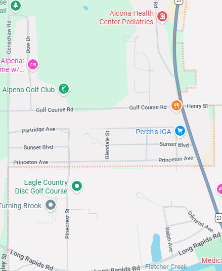 4/16/26 Bus routes 16D and 13A remain limited due to flooding in the area on this map 