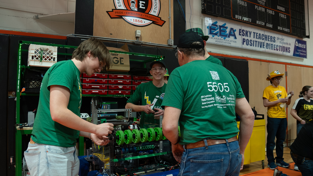 AHS Team 5505 Robotics at State Competition at SVSU