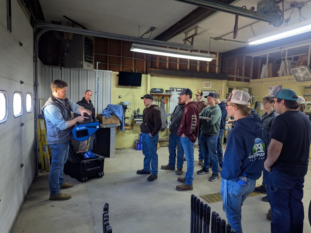 Construction trades students visited Alpena Glass and Frank's Key and Lock to learn about specialty careers.