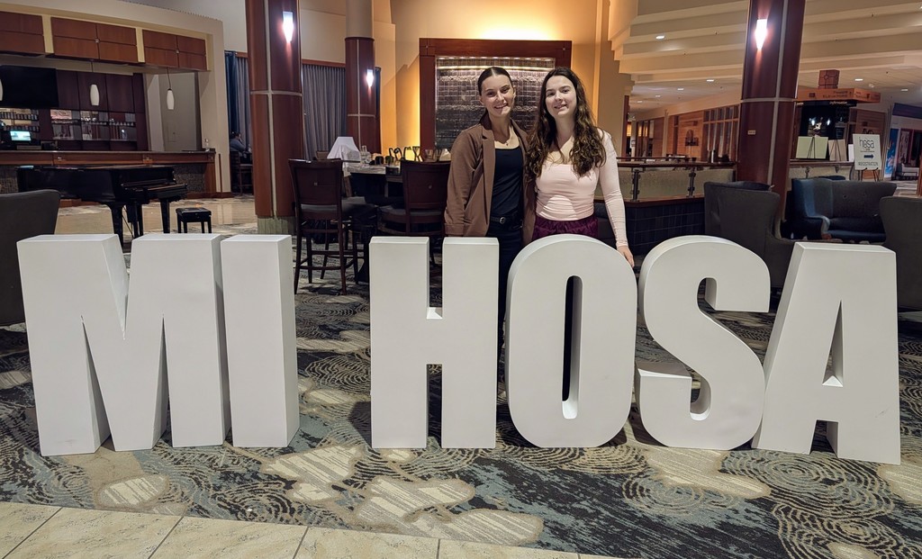 Alpena High School Career and Technical Education-Health Occupations students, Brynn Kasubowski and Sarah Brown, recently completed at HOSA State Competition at Grand Traverse Resort and Spa. Brynn competed in the phlebotomy skills event and Sarah competed in the clinical nursing skills event. Way to represent Alpena HOSA, Health Occupations, CTE and AHS with pride!! Congratulations on your outstanding accomplishments!