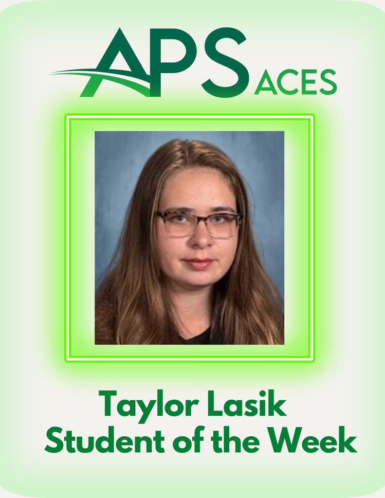 Taylor Lasik ACES Academy Student of the Week!
