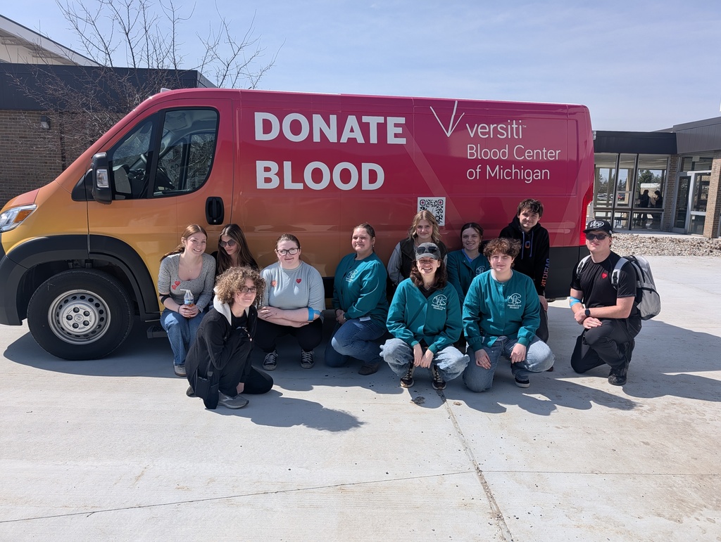 Alpena High School Career and Technical Education-Health Occupations students hosted a very successful blood drive on Friday. 