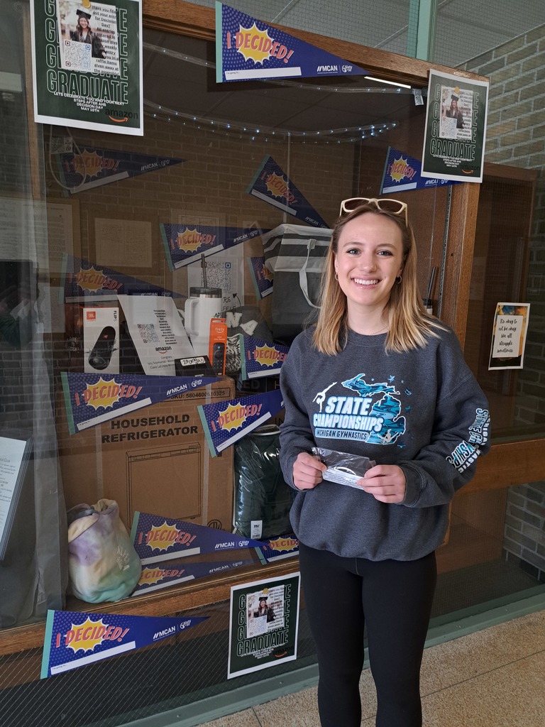 Congratulations to this week's winner Clare LaCross for completing her Decision Day entry. Next week another random selection will win the gift card to Meijer or Amazon.