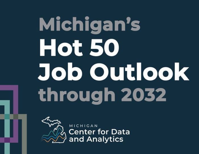 Downloadable PDF of the Michigan Hot Jobs Report to 2032 in the body of the post