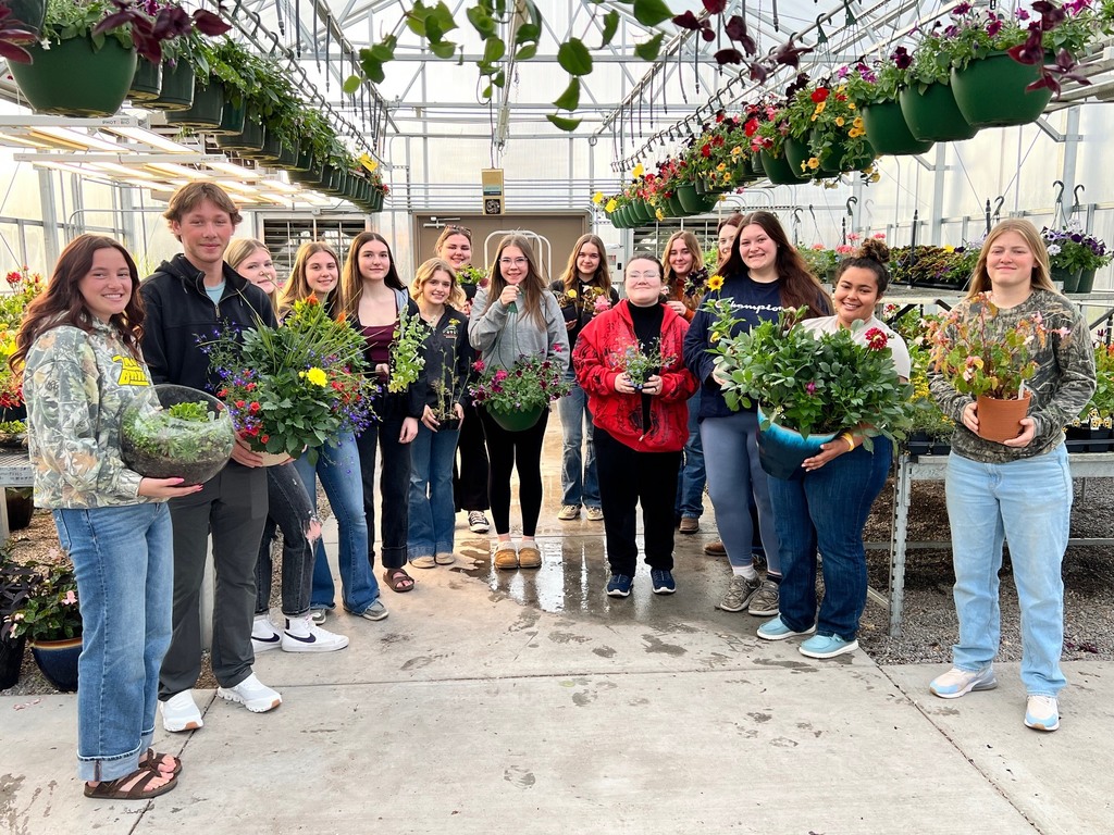 Agriscience Plant Sale May 8th 8 am to 6 pm and May 9th 9 am to 12 pm