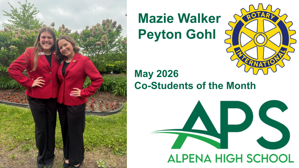 Rotary Co-Students of the Month