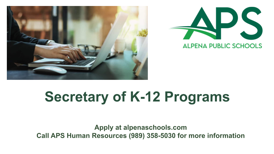 APS Employment- Secretary K-12 Programs