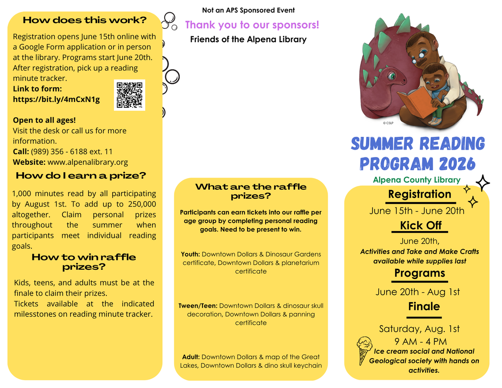 Alpena County Library Summer Reading Program