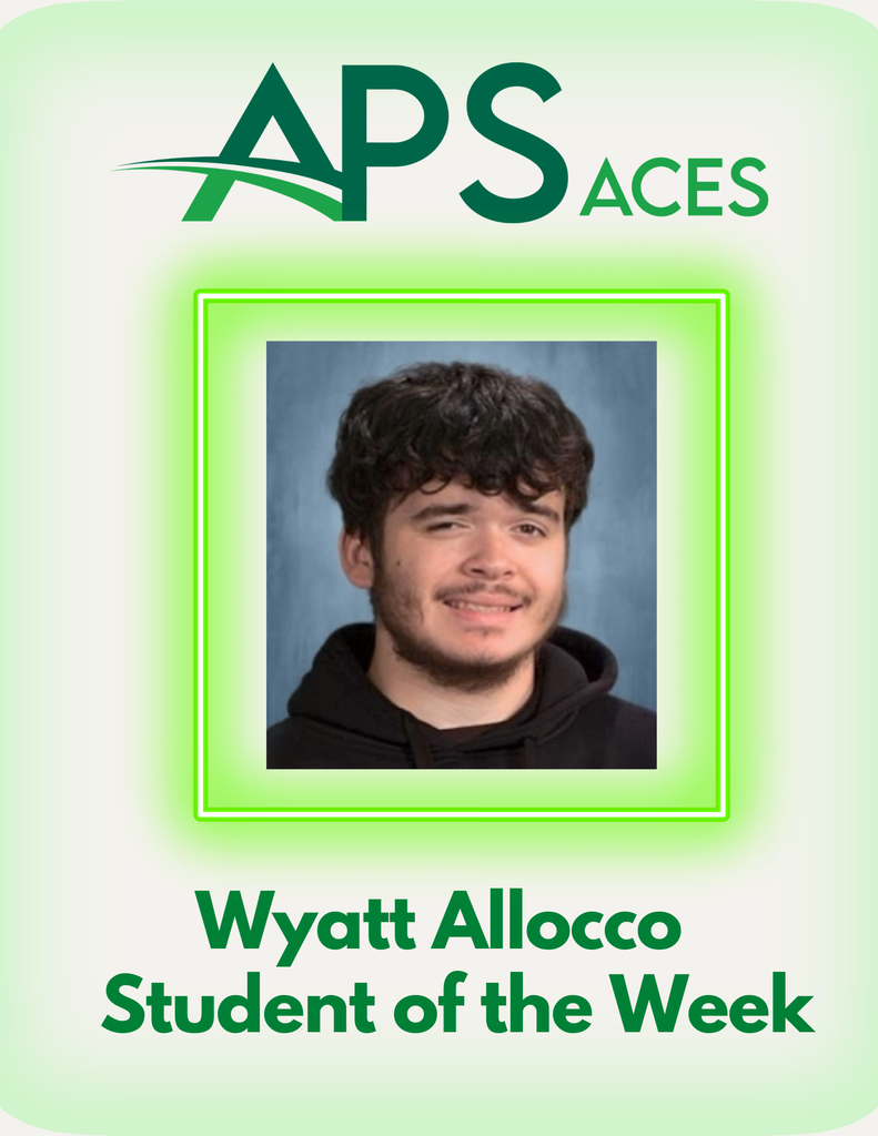 ACES Student of the Week, Wyatt Allocco!