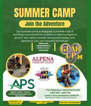 MI Gear Up Career Exploration Summer Camp
