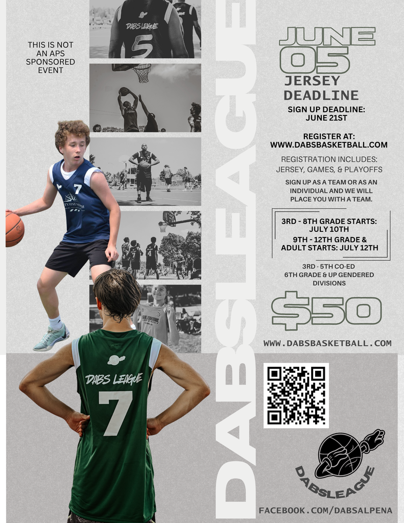 DABS Summer Basketball League Registration