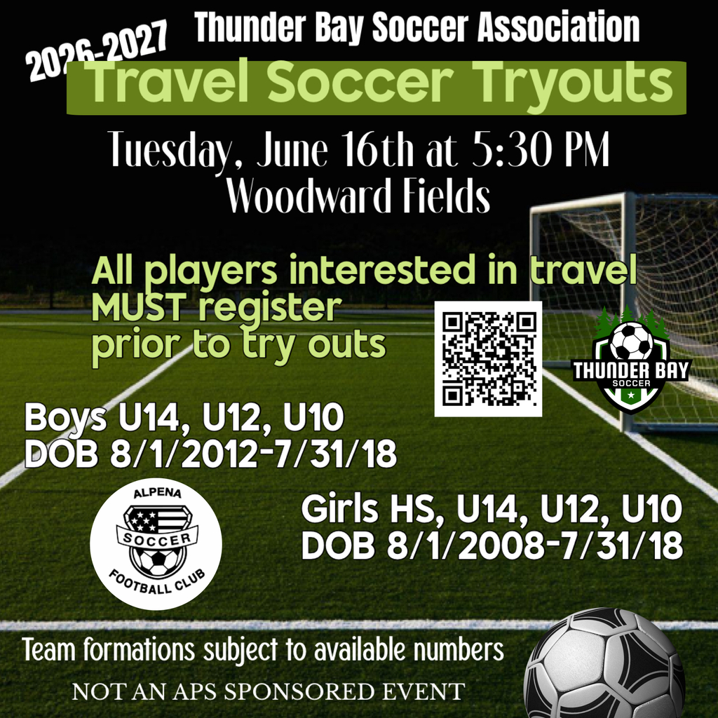 Thunder Bay Soccer Association Travel Tryouts https://www.thunderbaysoccer.com/travel