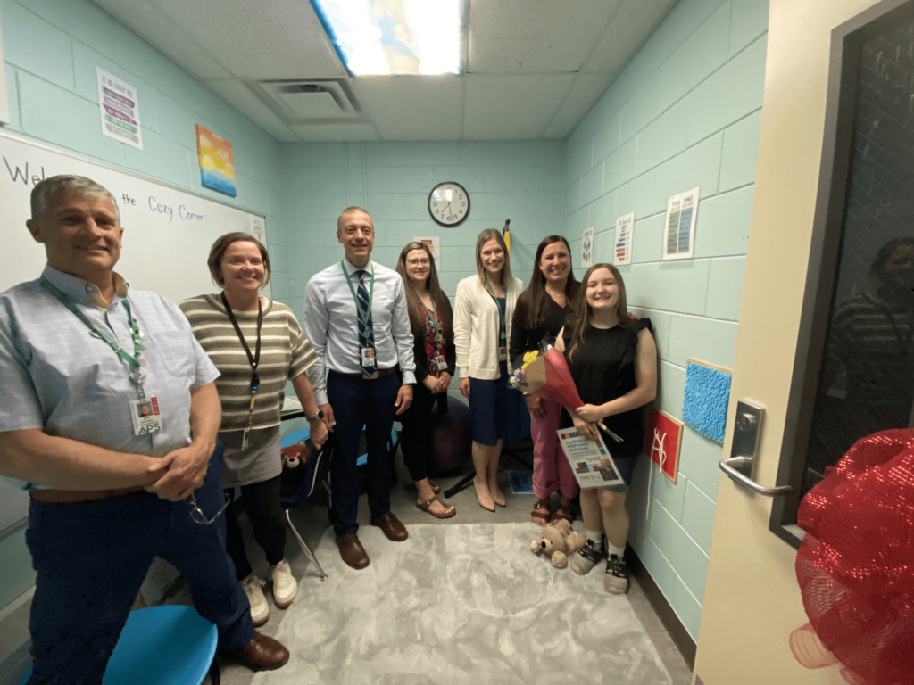 Former Hinks Student Creates Sensory Room