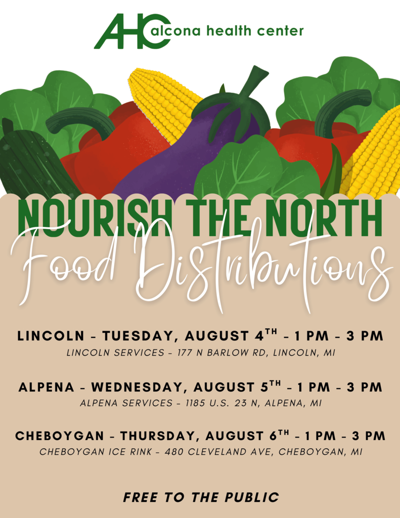 Alcona Health Center Food Distribution