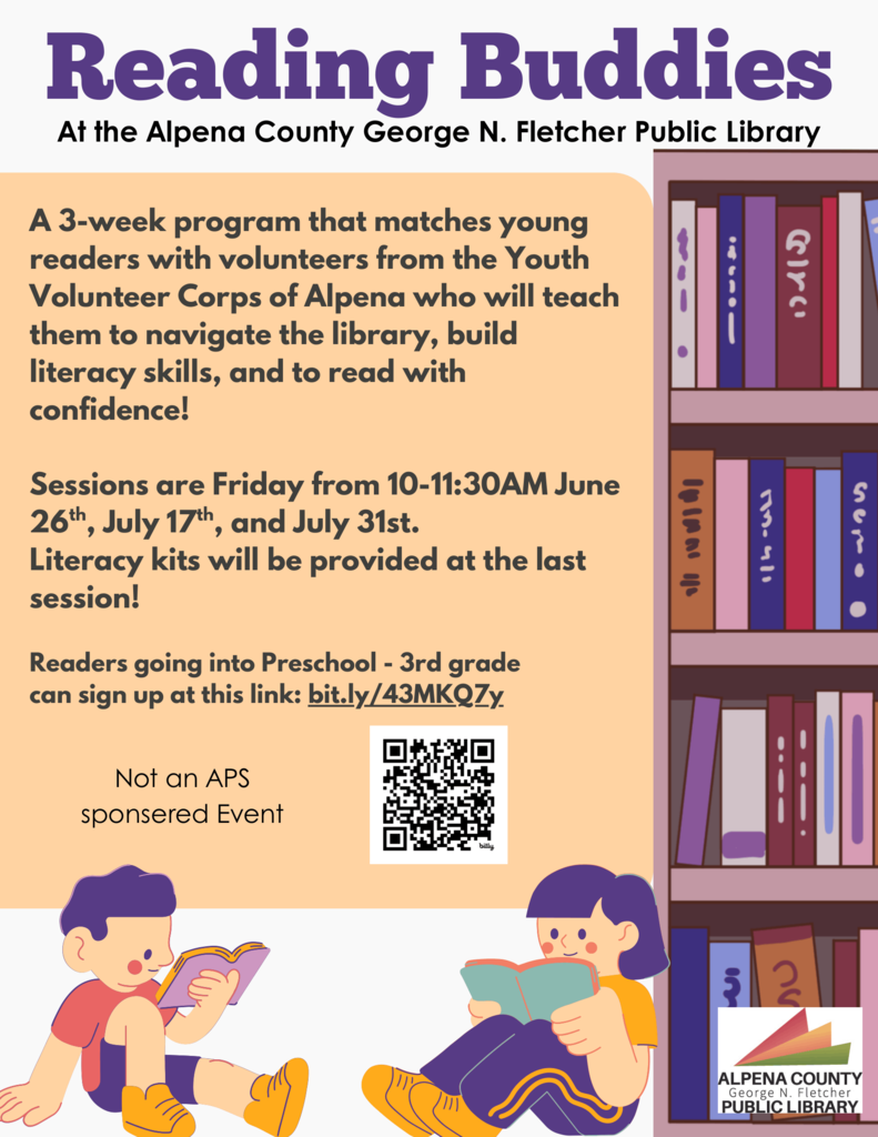 Alpena Library Reading Buddies