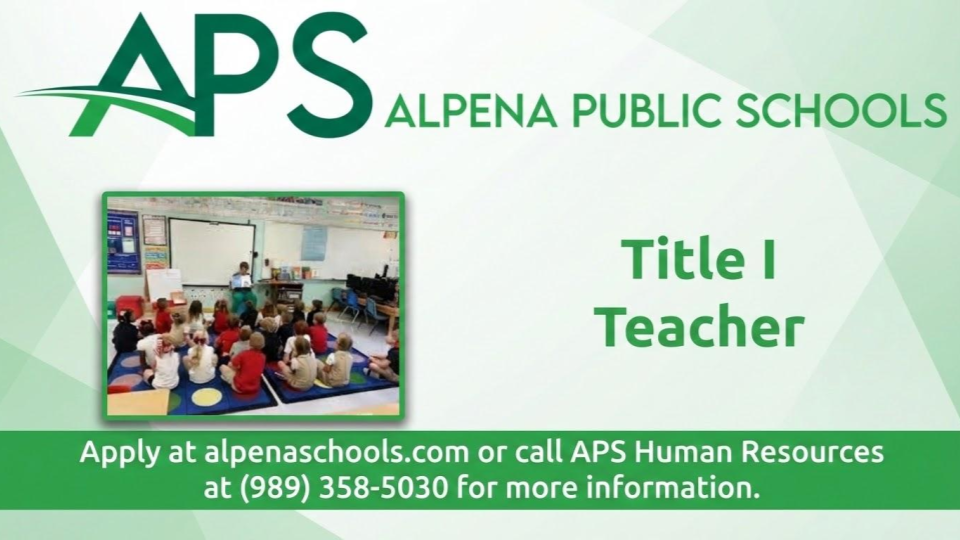 Alpena Public Schools Employment- Title I Teacher