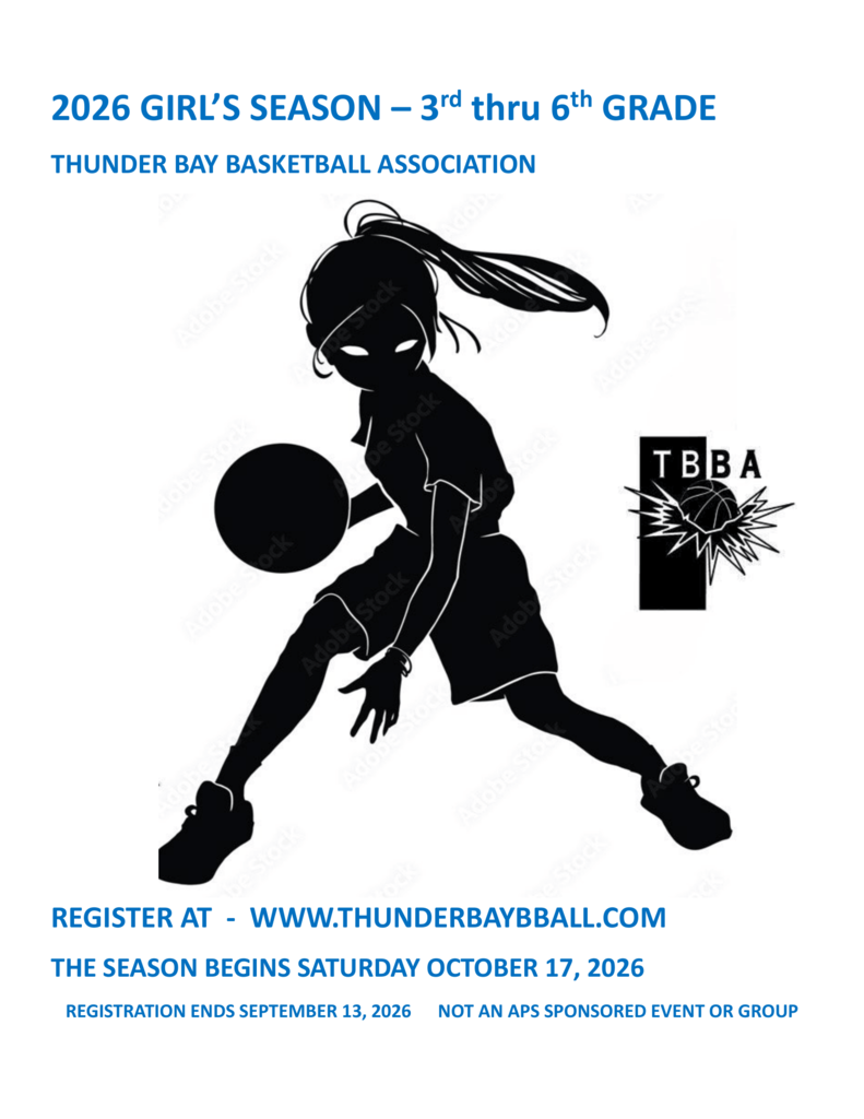 TBBA Giirls Basketball Regiustration
