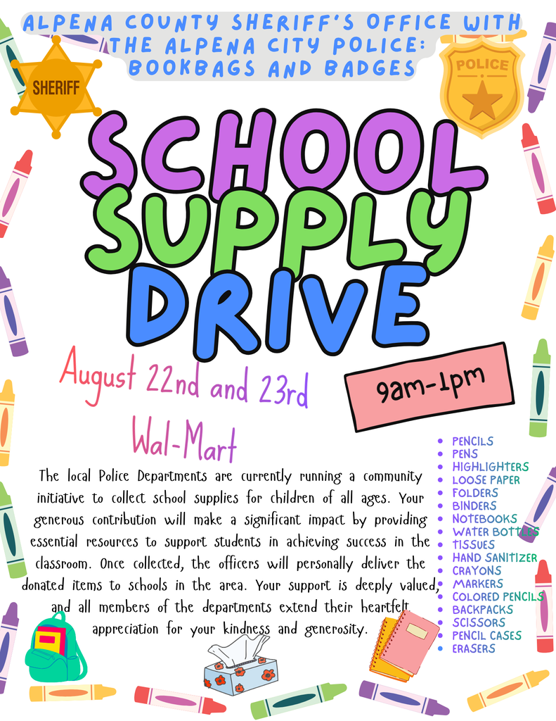 School supply drive