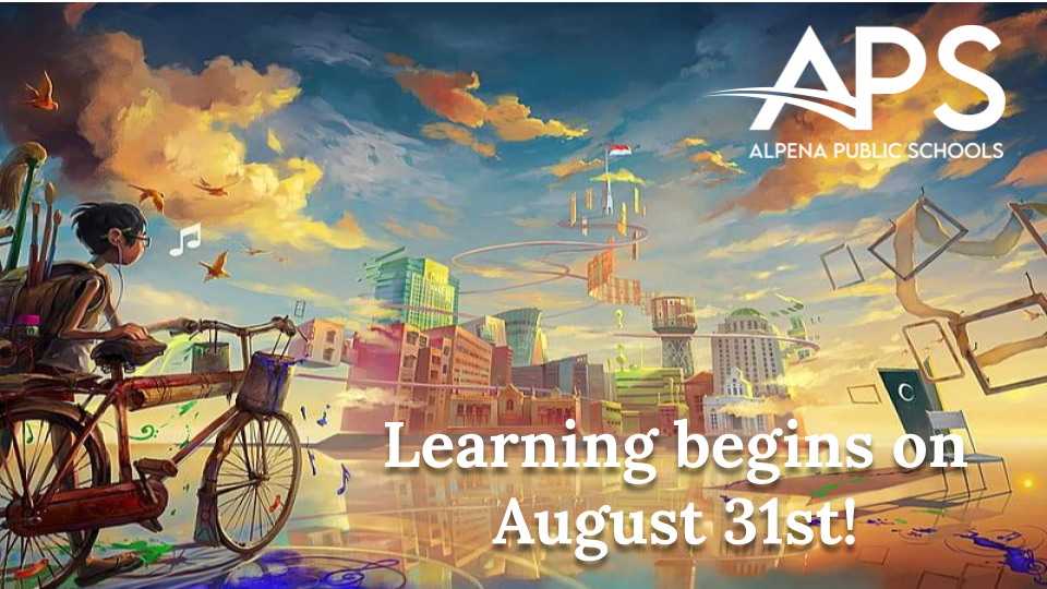 First Day of School is Monday August 31st!