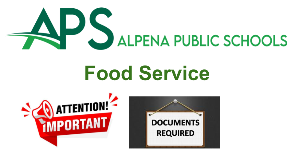 Food Service Update Paperwork Required