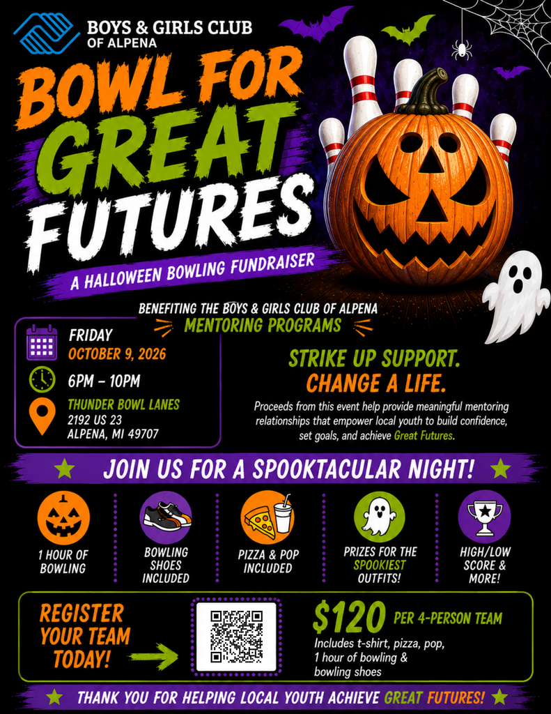 Alpena Boys and Girls Club Bowl for Great Futures
