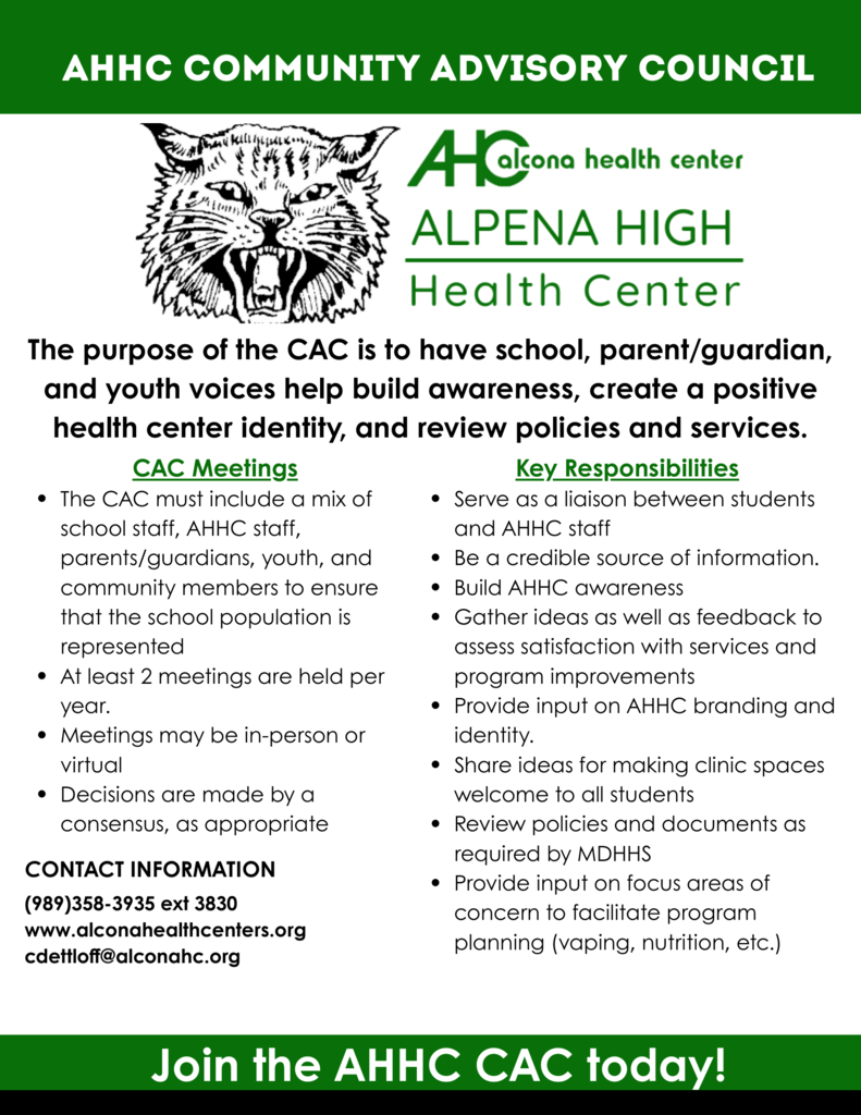 Alcona Health Advisory Council