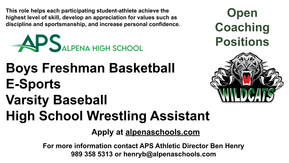 APS Employment- Coaching at AHS                              