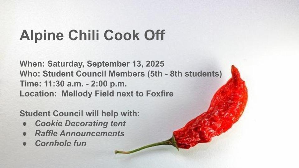 Chili Cook Off