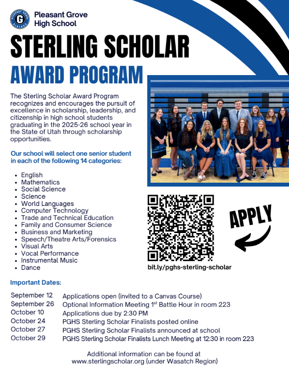 Sterling Scholar Information