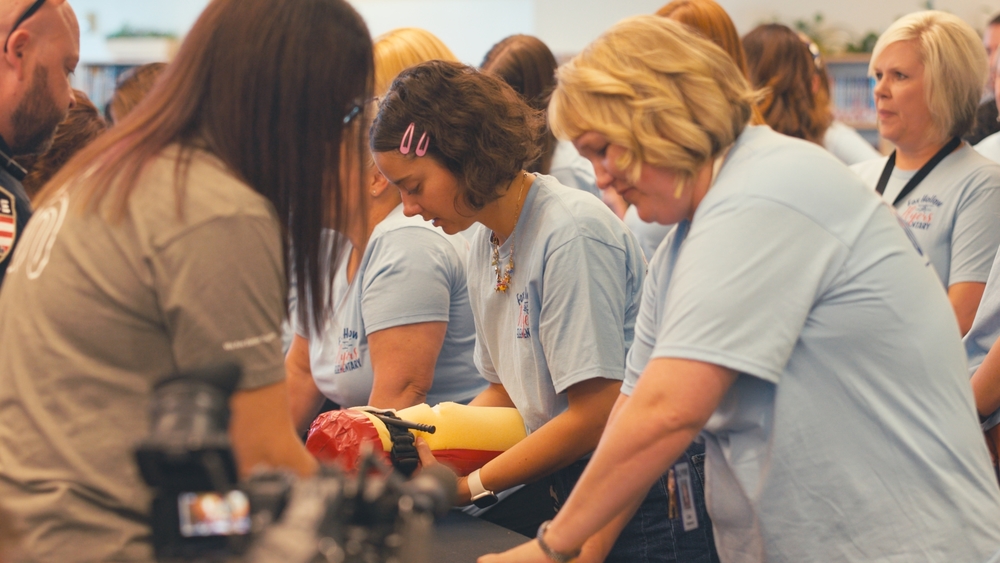 teacher conduct stop the bleed training