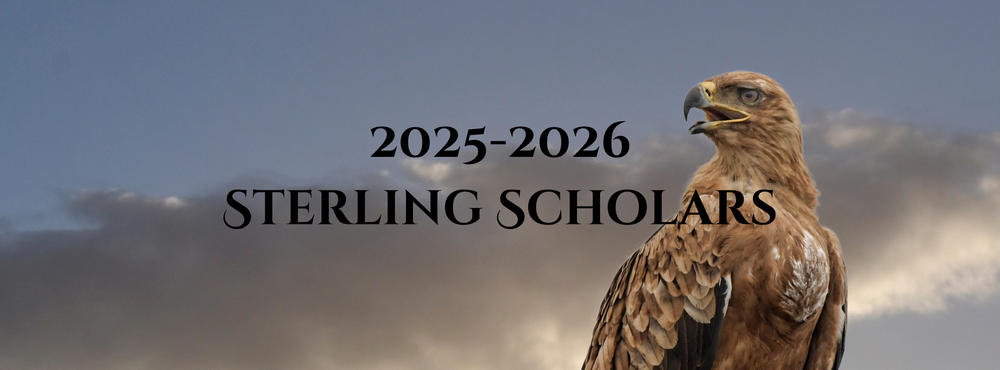 Falcon with Sterling Scholars for this year