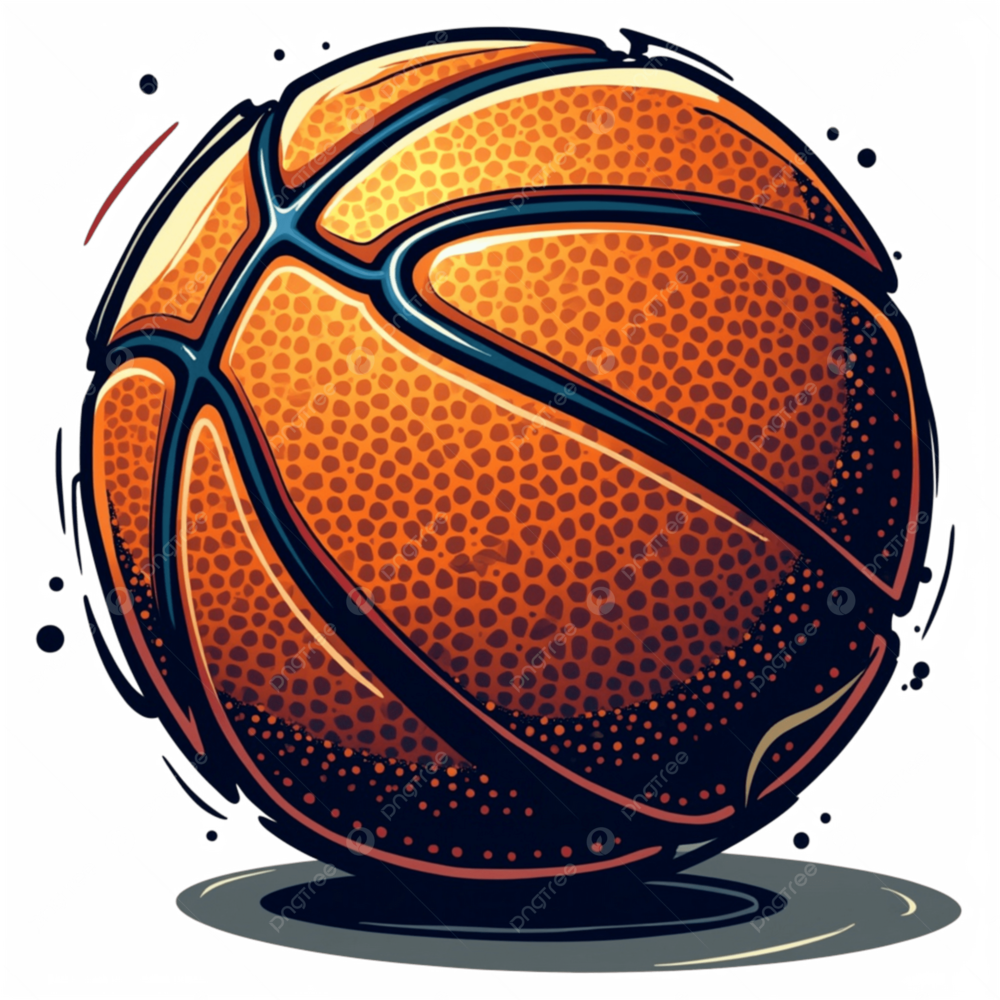 Clipart of a basketball