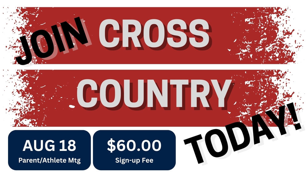 Cross Country Parent Mtg Today