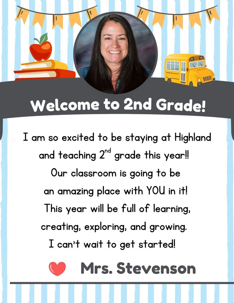 School background and meet the teacher info