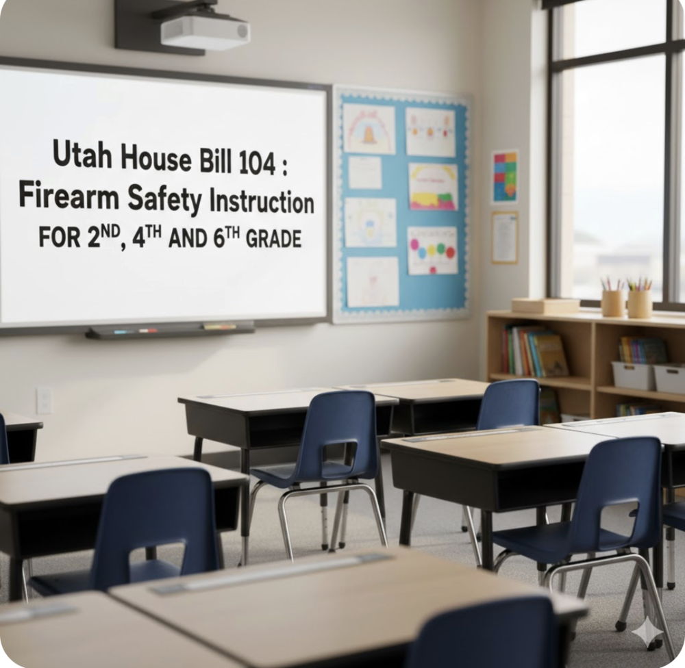 empty classroom with a white board
