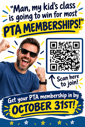 PTA Membership Join by October 31