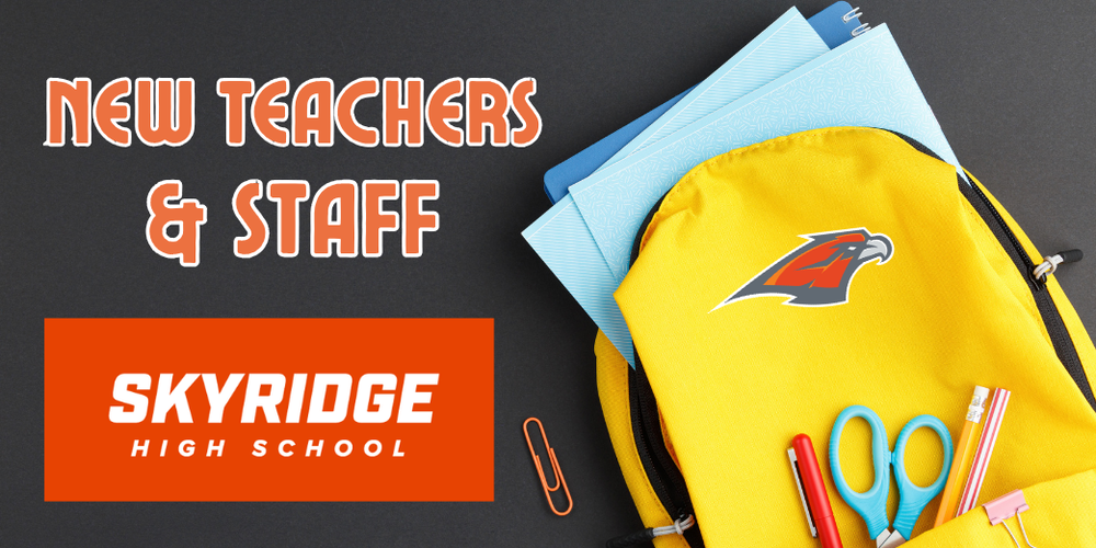 New teachers and staff with backpack