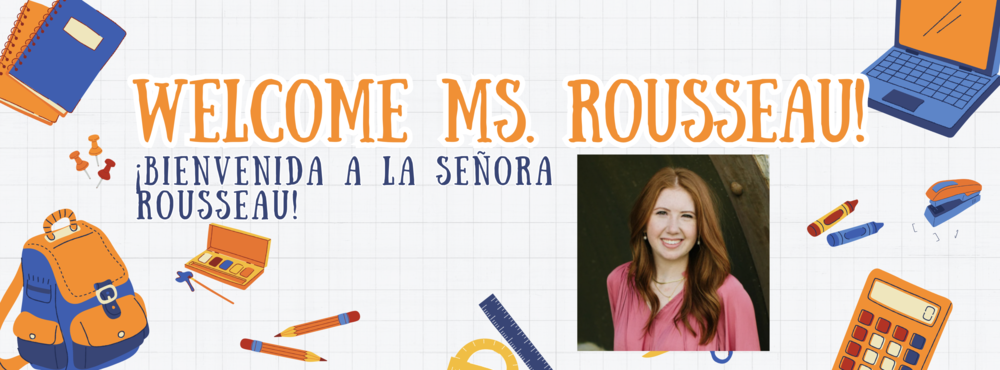 Welcome Ms. Rousseau!