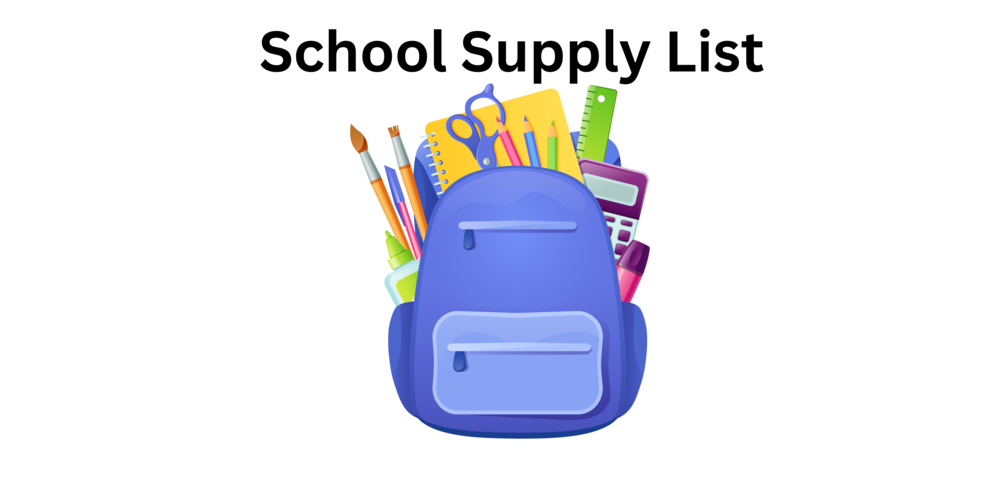 Teacher Supply List