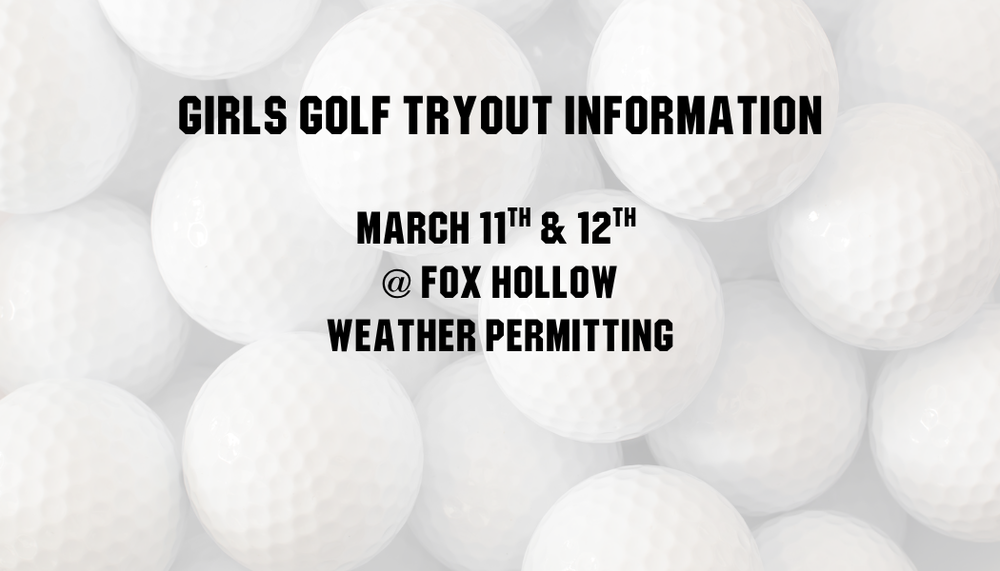 Girls Golf Tryout