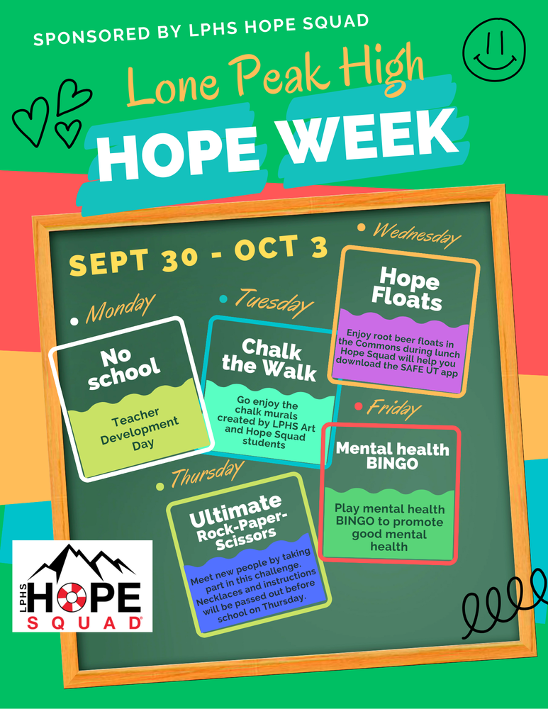 Hope Week Sign